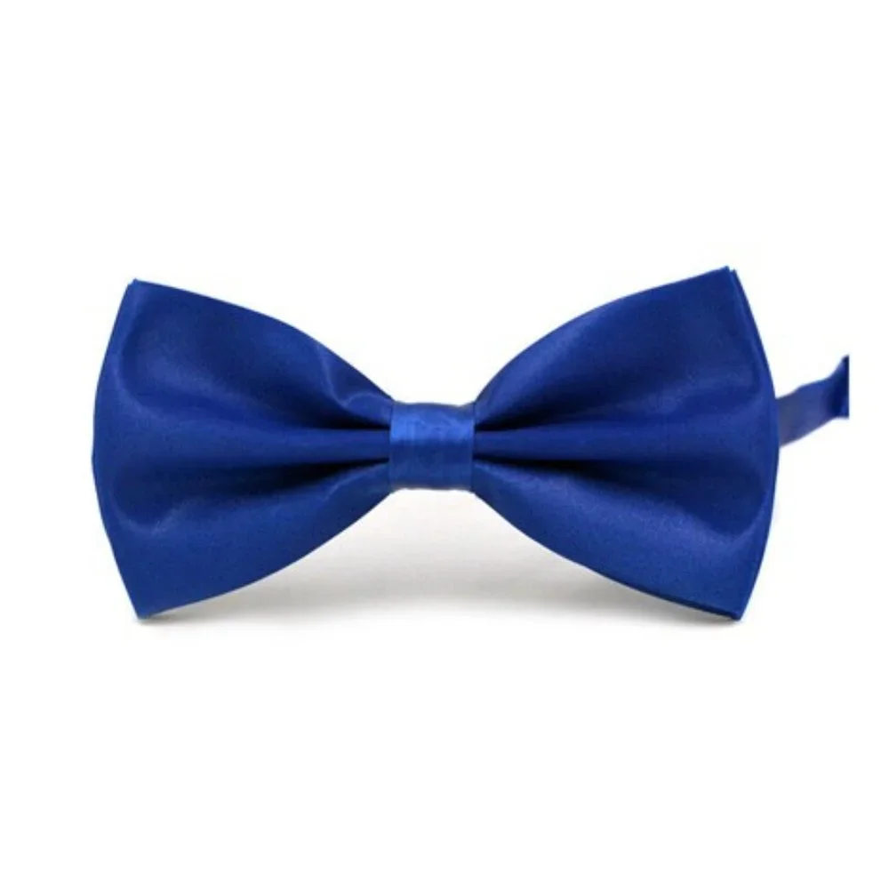 NEW Lot of 4x Satin Clip Bow-Ties - Adjustable - Multiple Colors Available!